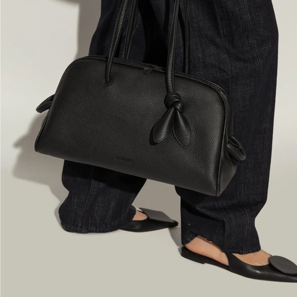 JACQUEMUS Le Turismo Black Leather Shoulder Bag $1490 - Picture 2 of 12